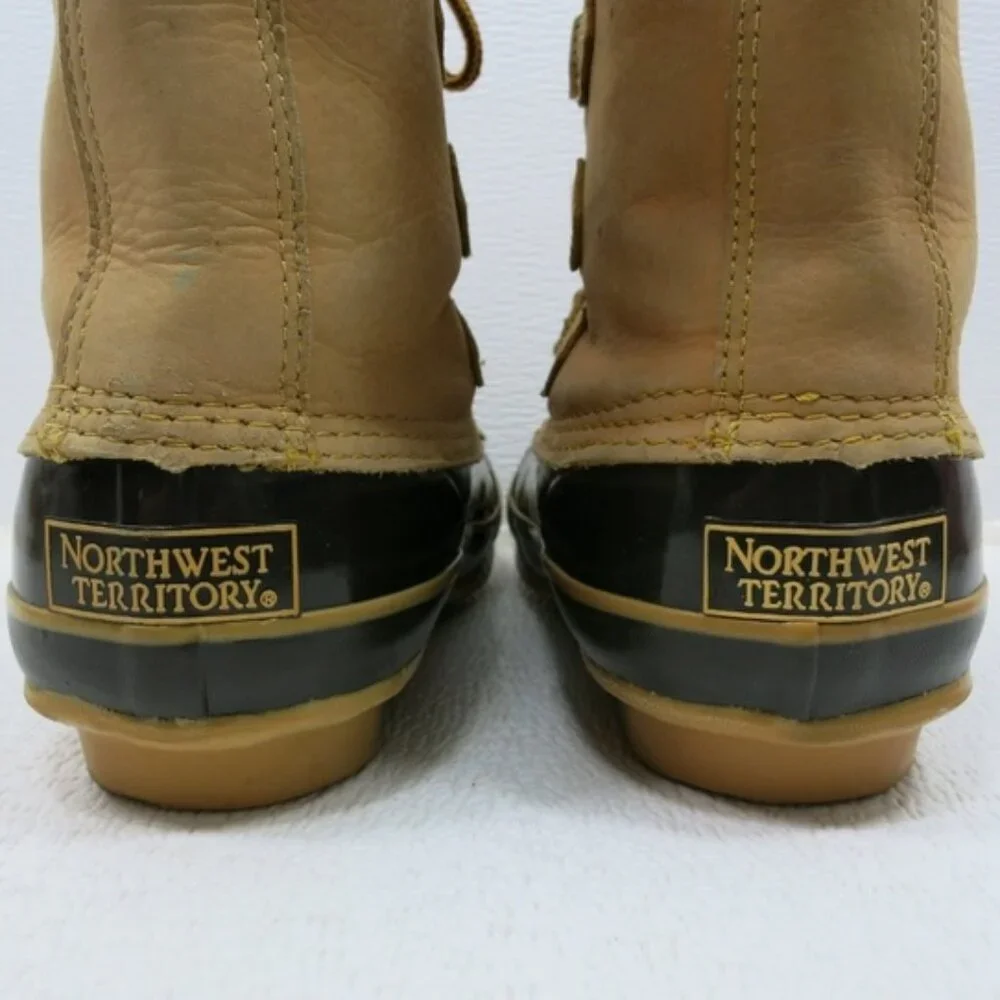 Northwest Territory Hunting Duck Boots Nubuck Leather Rubber Leather Insulated 4